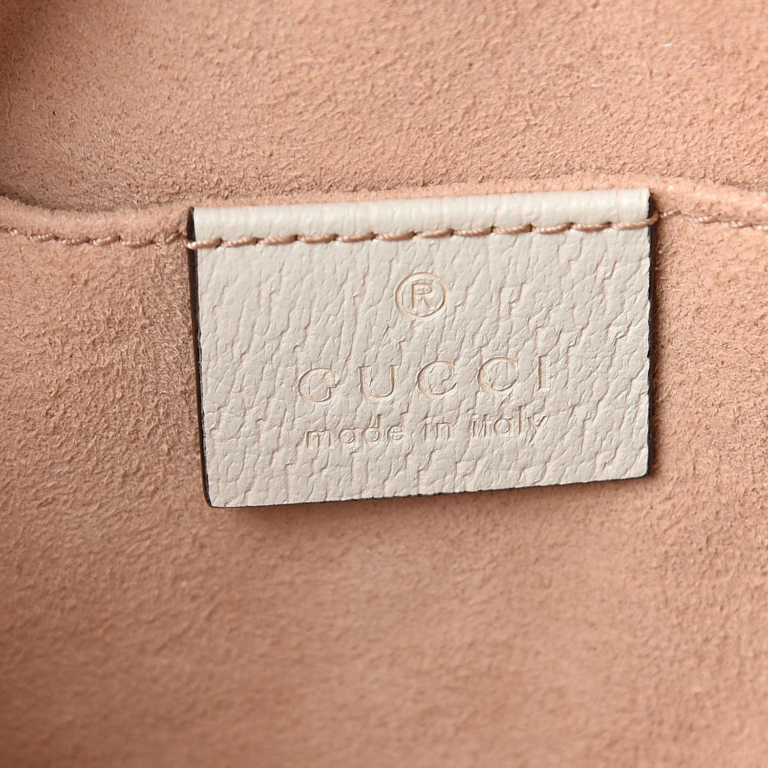 Gucci Textured Dollar Calfskin Web Mini Ophidia Shoulder Bag Mystic White 5 of 8