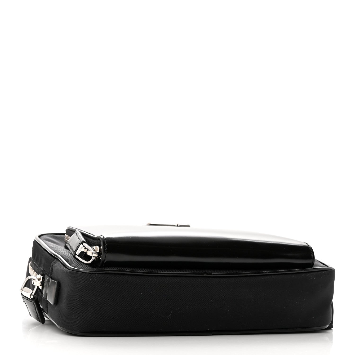 Prada Re-Nylon Spazzolato Belt Bag Black 4 of 9