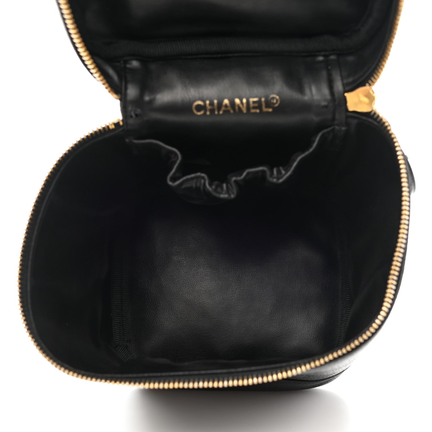 Chanel Caviar Vanity Cosmetic Case Black 5 of 13