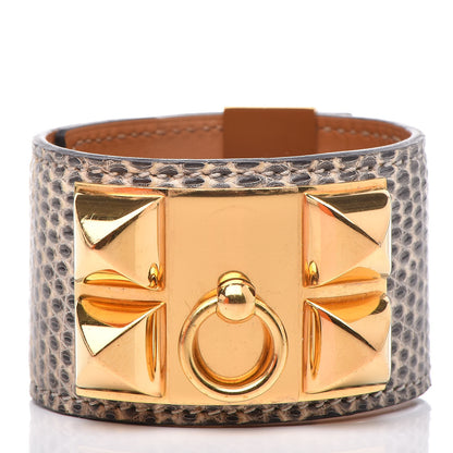 Hermes Lizard Collier De Chien CDC Bracelet T2 Ombre 3 of 11