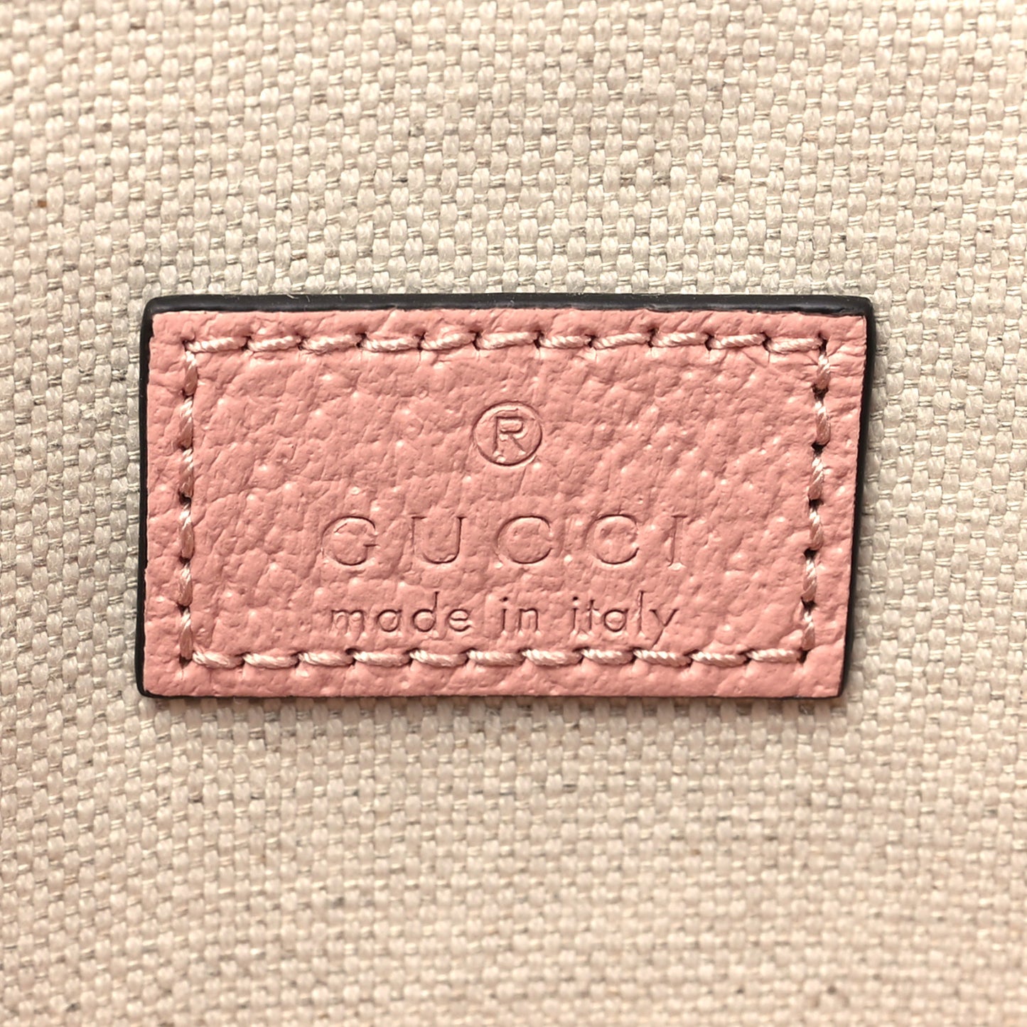 GG Supreme Monogram Textured Dollar Calfskin Mini Ophidia Shoulder Tote Bag Rose Pink