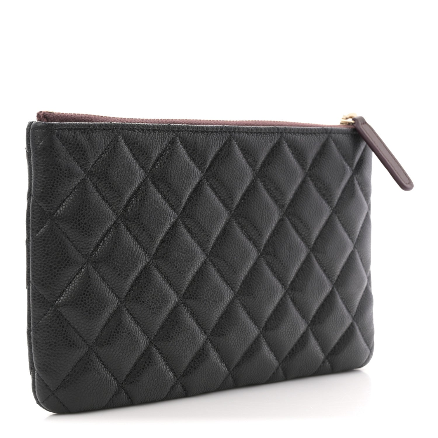 Chanel Caviar Quilted Small Zipped Pouch Black 3 of 8