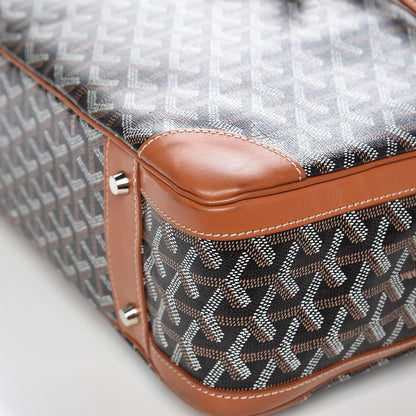 Goyard Chevron Ambassade MM Briefcase Black Gold 10 of 10