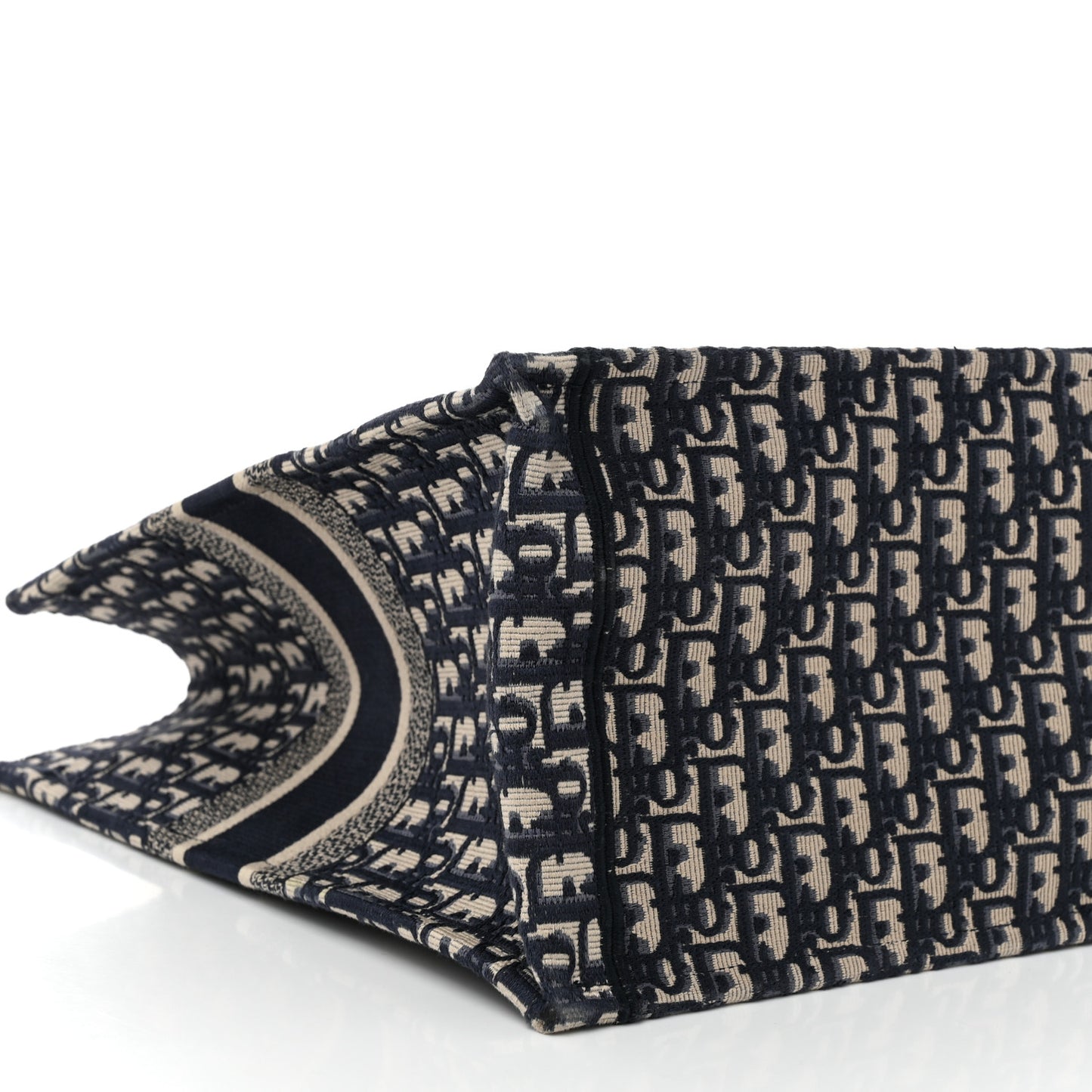 Oblique Large Book Tote Blue Multicolor