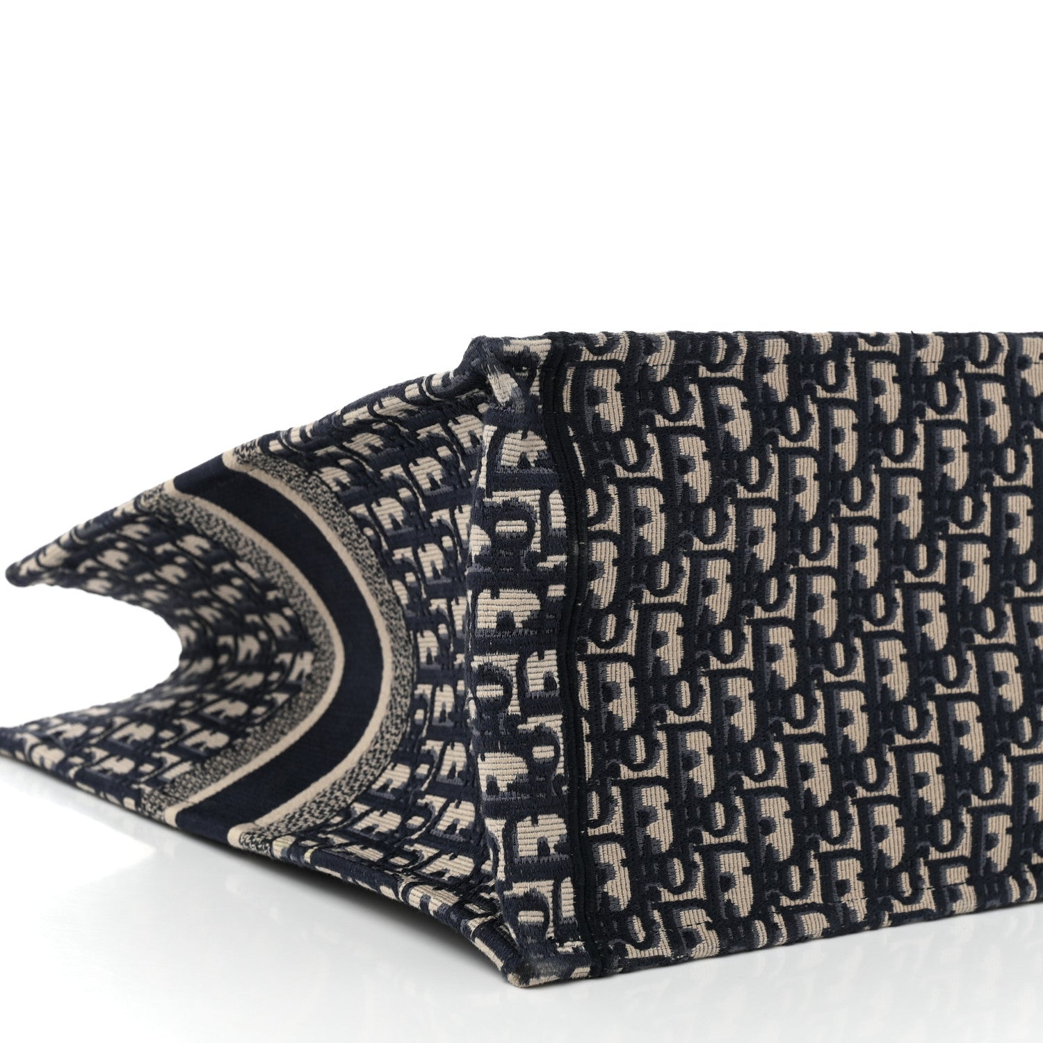 Christian Dior Oblique Large Book Tote Blue Multicolor 9 of 10