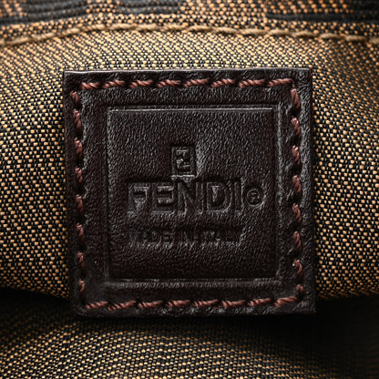 Fendi Zucca Mini Half Moon Baguette Tobacco 6 of 9
