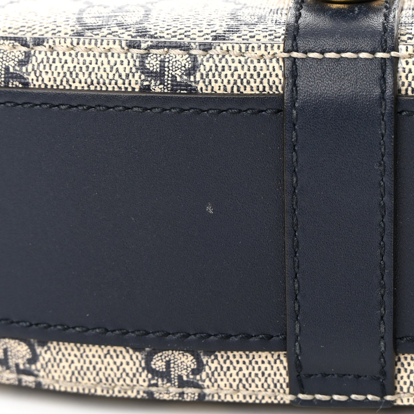 GG Supreme Monogram Small Messenger Shoulder Bag Beige Blue Navy
