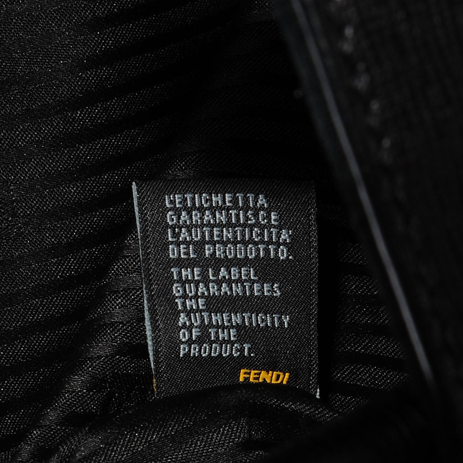 Fendi Vitello Elite Medium 2Jours Tote Black 11 of 13