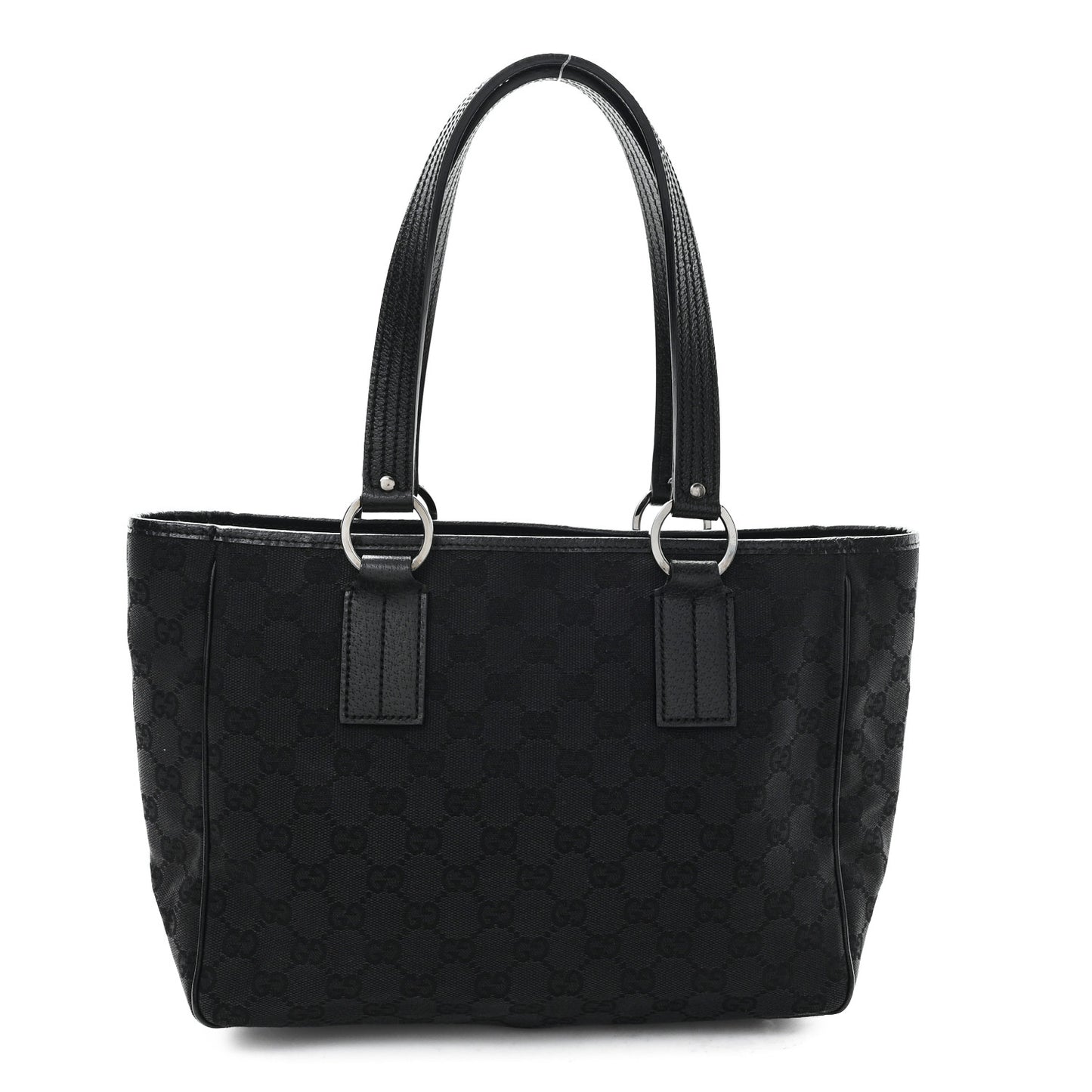 Monogram Medium Tote Black