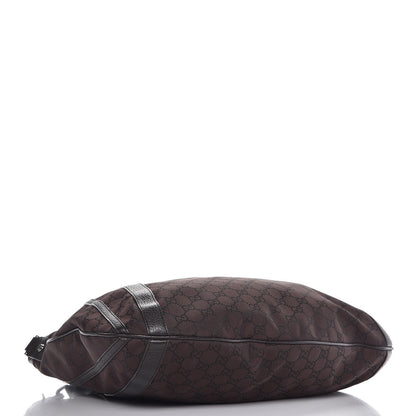 Gucci Monogram Medium Abbey Convertible Tote Dark Brown 5 of 10