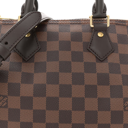 Louis Vuitton Damier Ebene Speedy Bandouliere 25 7 of 9