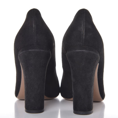 Valentino Garavani Suede Tan-Go Mary Jane 100mm Pumps 40 Black 9 of 9