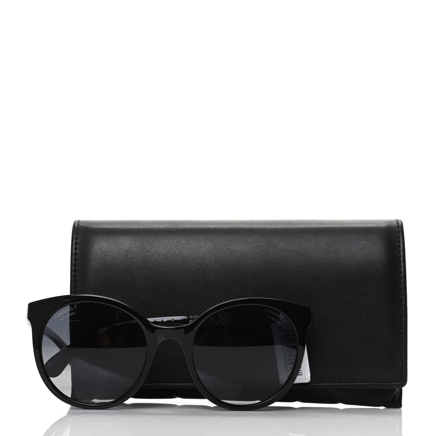 Chanel Acetate Metal Polarized Pantos Sunglasses 5440-A Black 8 of 9