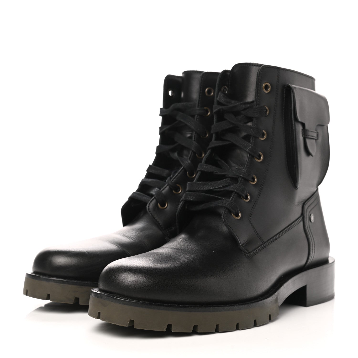 Hermes Calfskin Defense Ankle Boots 40 Black 3 of 12