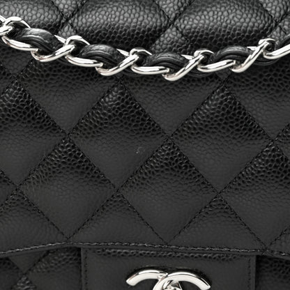 Chanel Caviar Quilted Jumbo Double Flap Black 16 of 16