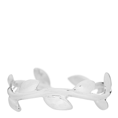 Tiffany Sterling Silver Paloma Picasso Narrow Olive Leaf Band Ring 49 5 3 of 4