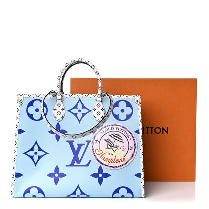 Louis Vuitton Monogram Giant Hamptons Onthego Blue 13 of 13