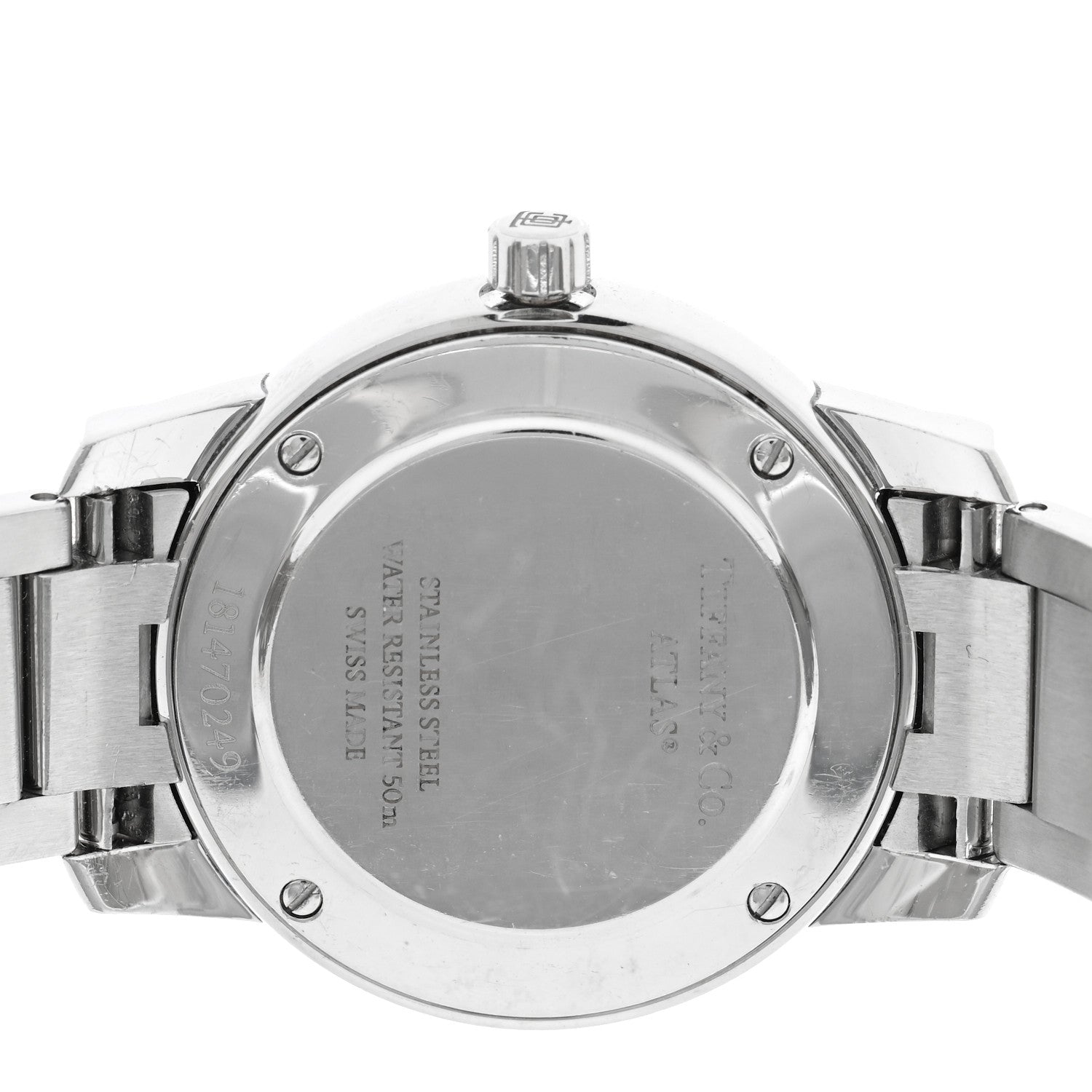 Tiffany Stainless Steel 29mm Atlas 2-Hand Quartz Watch Pink 4 of 4
