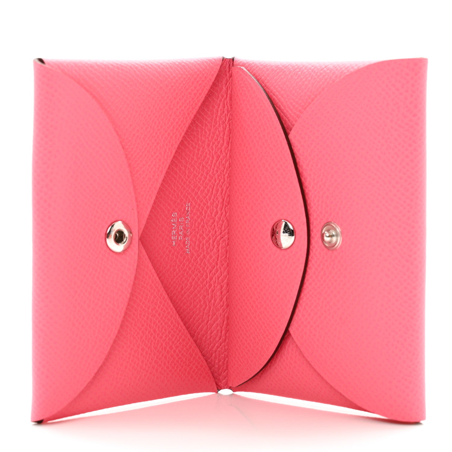 小物 ERMES Calvi Duo Rose Azalee Hermes Epsom Calvi Duo Card Case Rose Azalee 1461098 – FASHIONPHILE