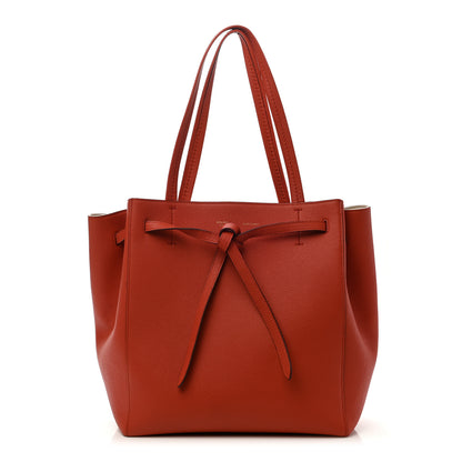 Celine Soft Grained Calfskin Small Belt Cabas Fox Red 1 of 18