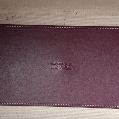 Goyard Goyardine Marquises Tote Burgundy 8 of 14