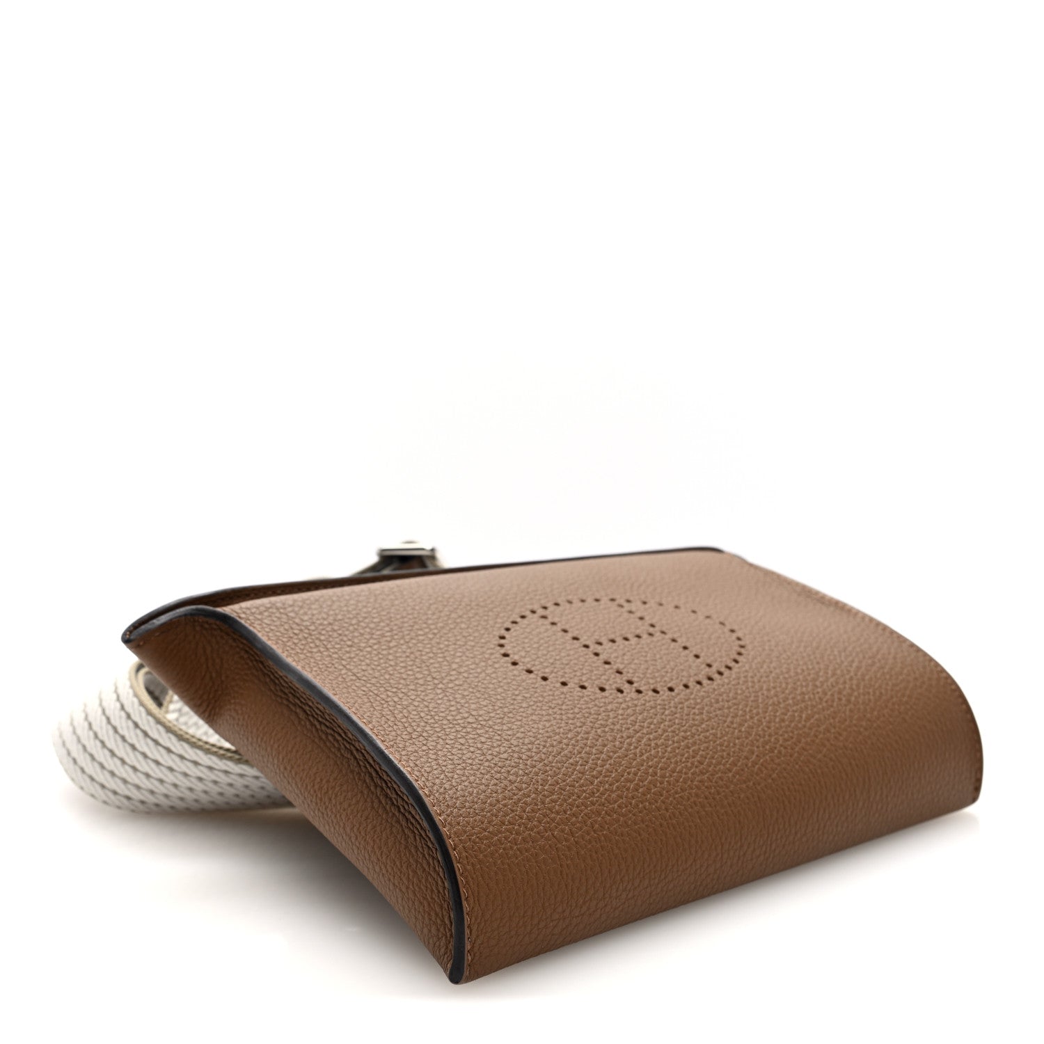 Hermes Togo Sangle Cordage Videpoches Alezan Beige Marfa Gris Pale