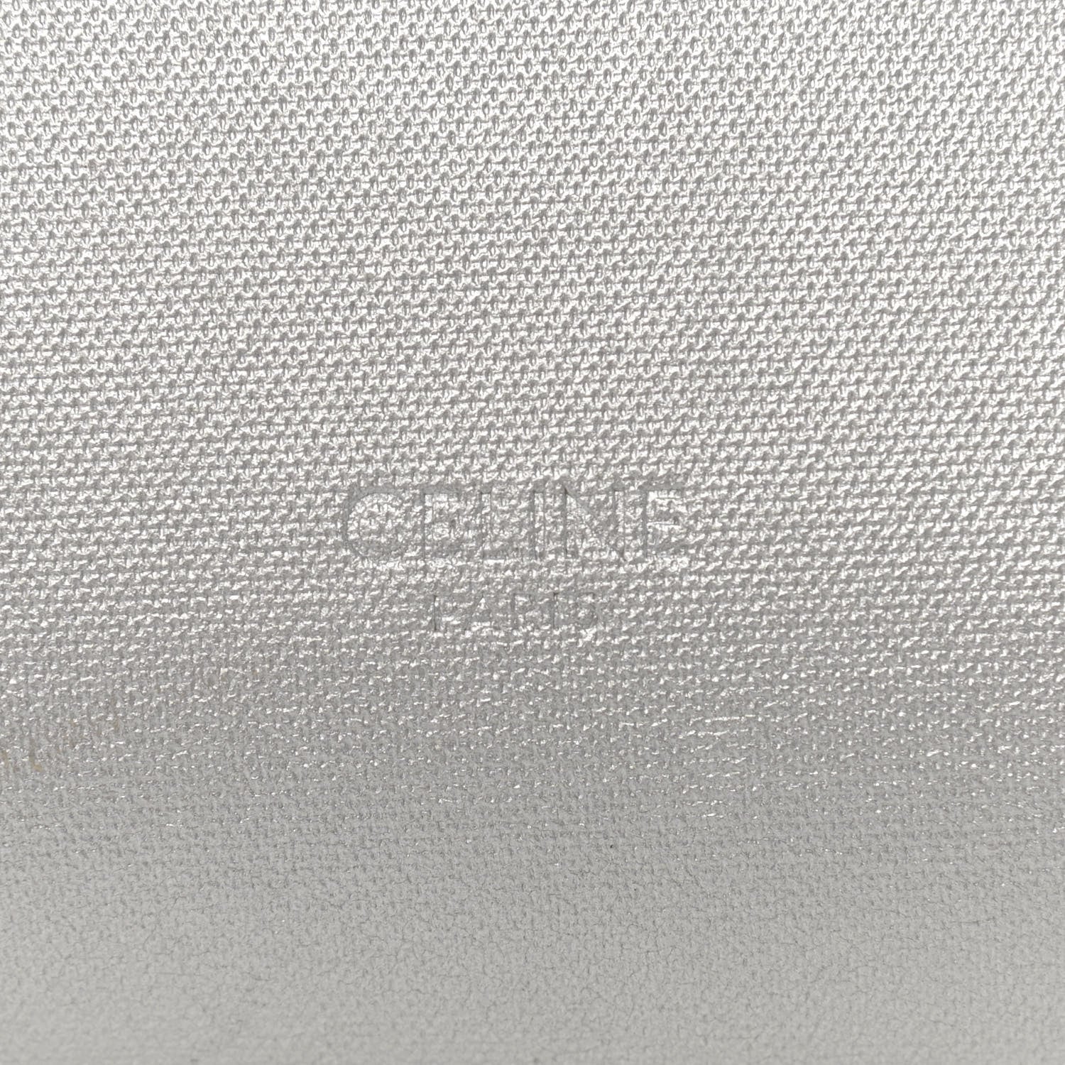 Celine Laminated Calfskin Nano Belt Bag Silver 6 of 13