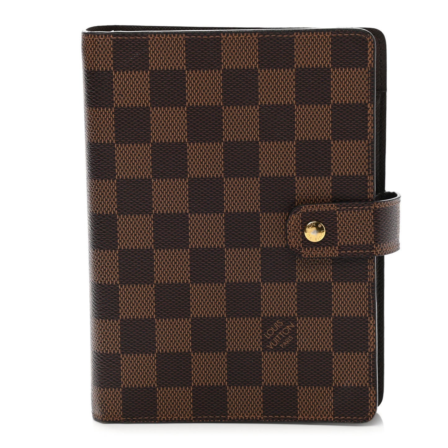 Damier Ebene Medium Ring Agenda Cover