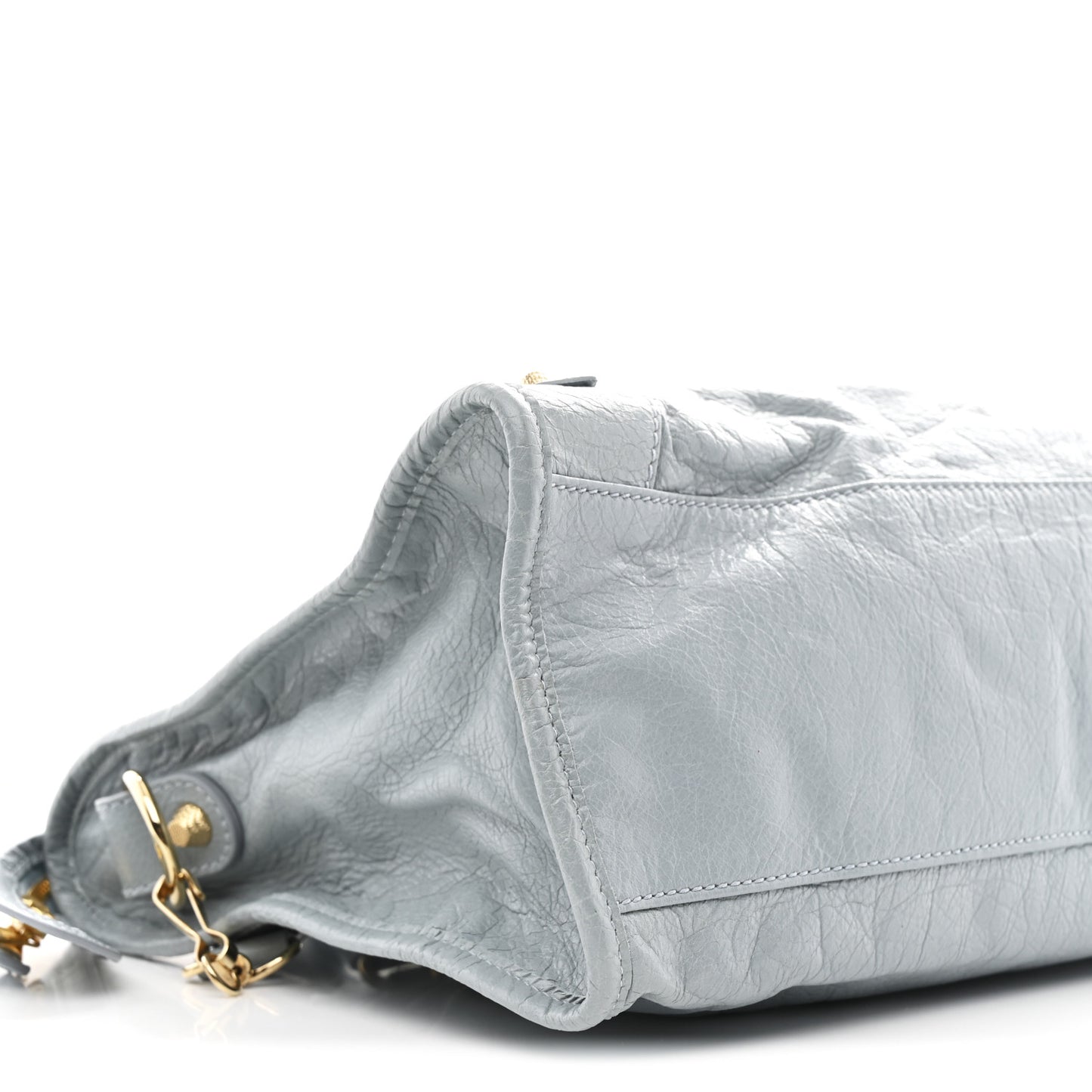 Agneau Giant 12 Gold Hardware City Bleu Opaline