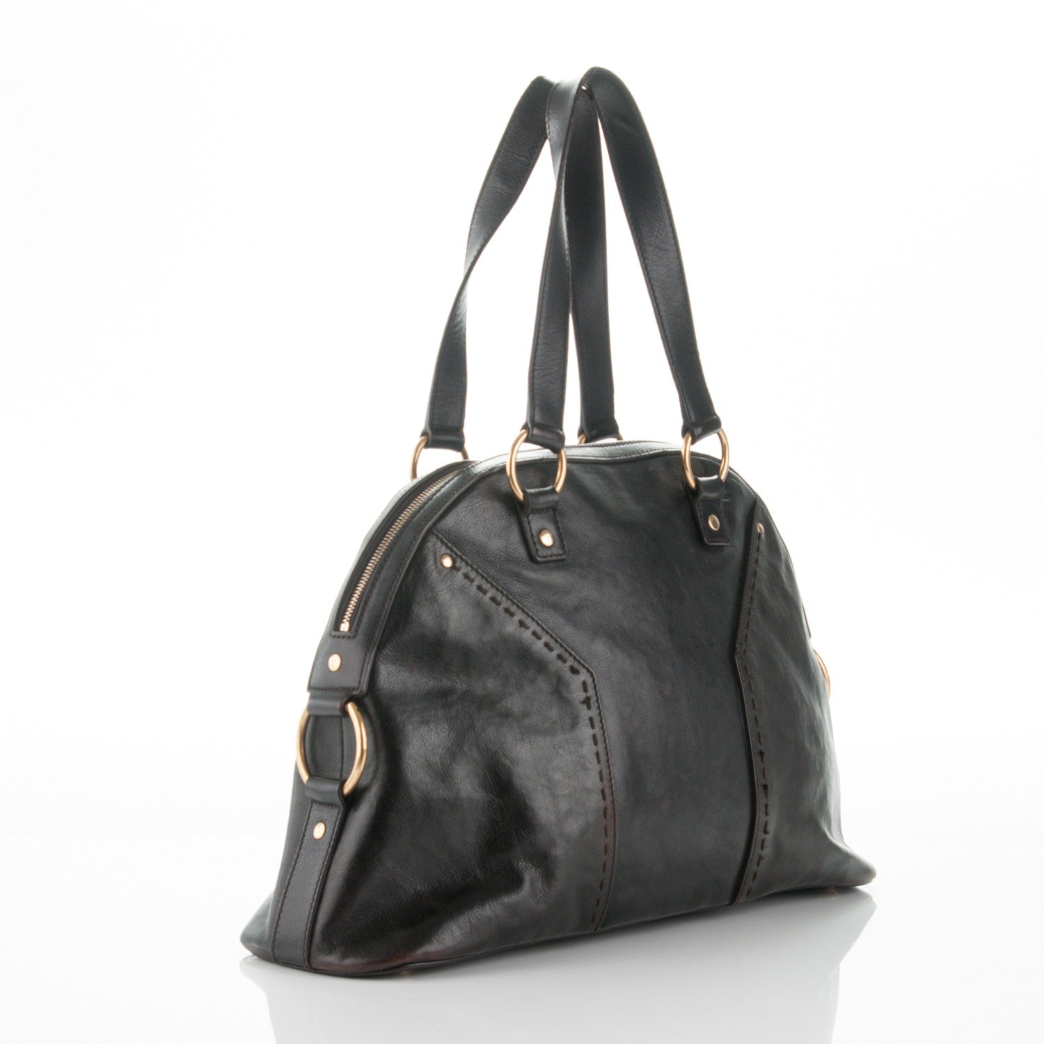 Saint Laurent Calfskin Large Muse Brown 3 of 11