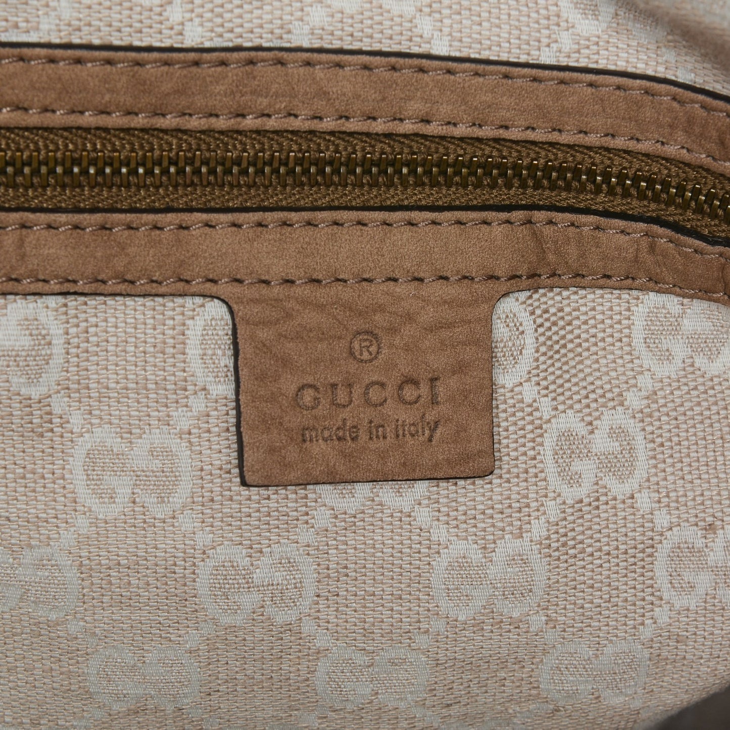 Nubuck Large Soft Stirrup Shoulder Bag Light Brown