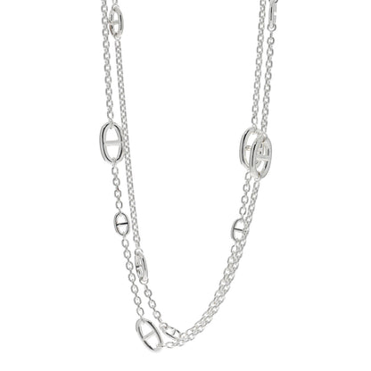 Hermes Sterling Silver Farandole Necklace 120 1 of 5