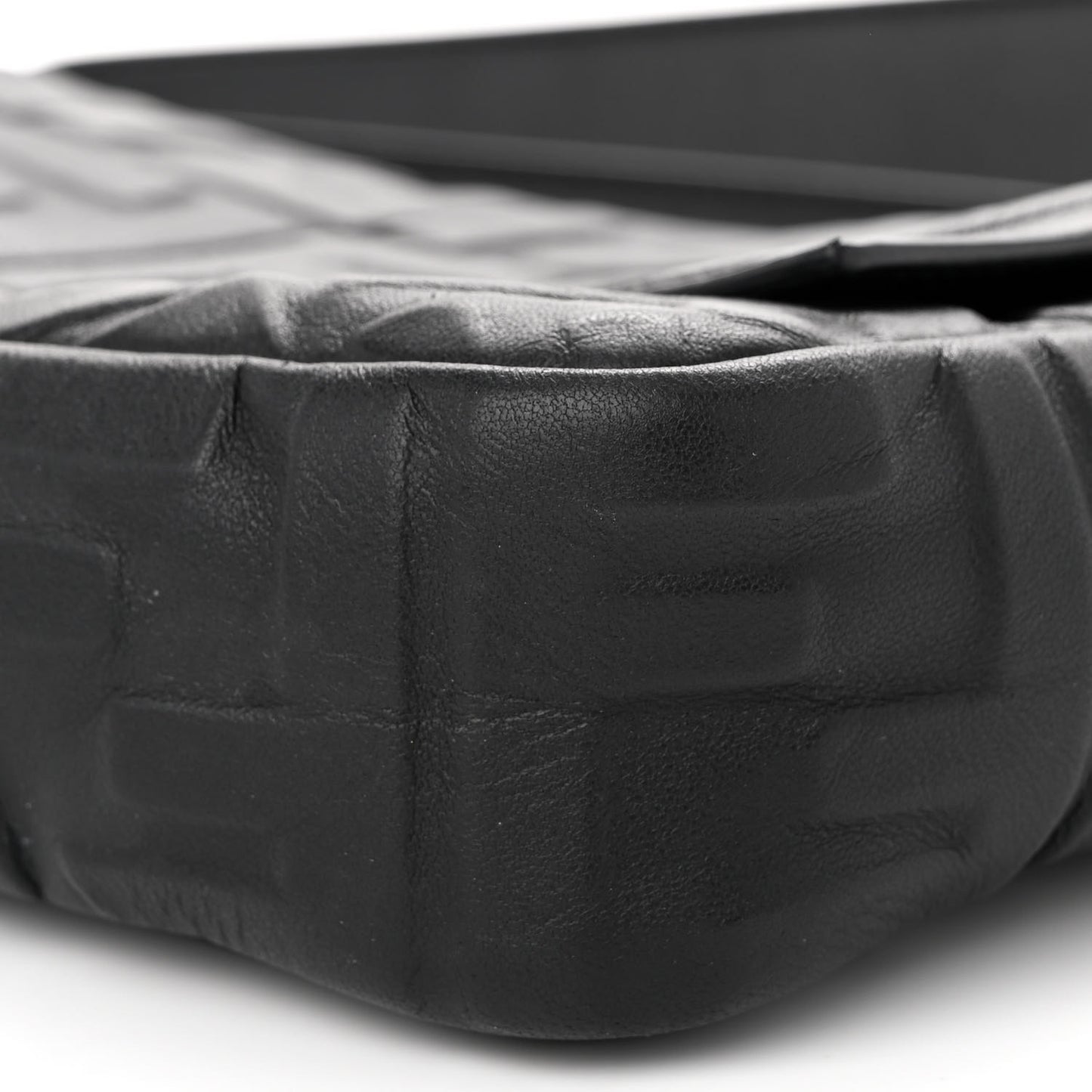Nappa FF 1974 Embossed Baguette Black