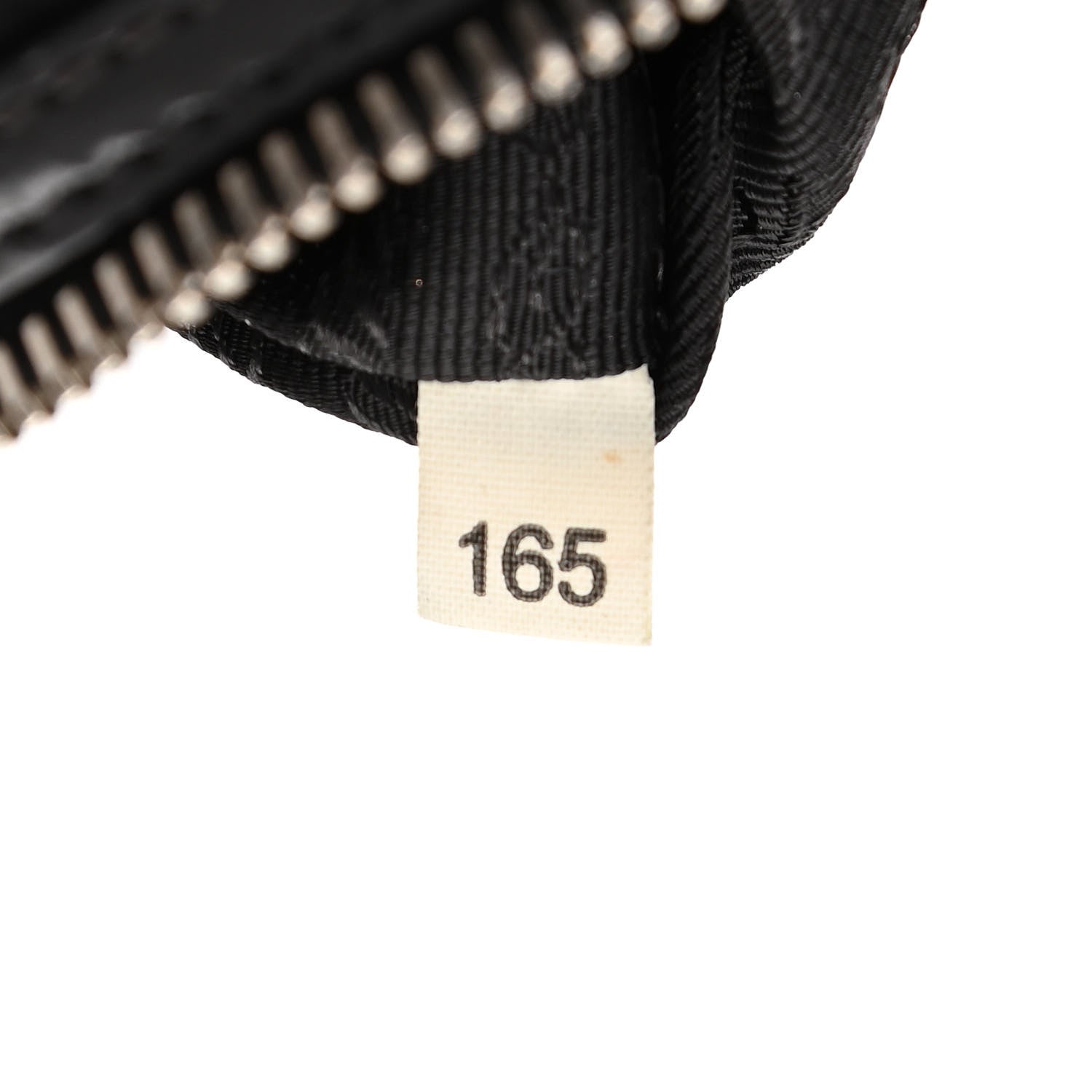 Prada Tessuto Nylon Calfskin Logo Shoulder Bag Black 7 of 11
