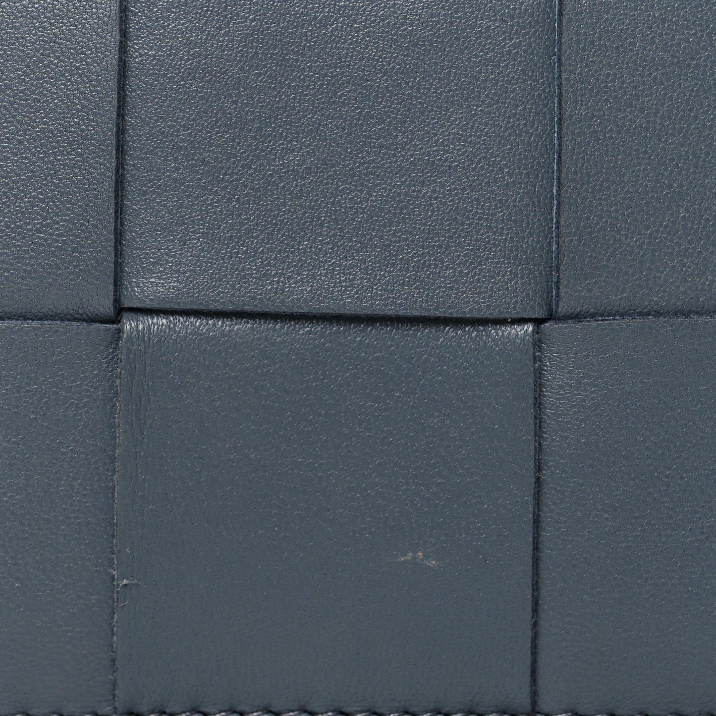 Nappa Maxi Intrecciato Card Holder Blue