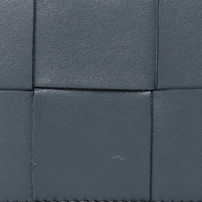 Bottega Veneta Nappa Maxi Intrecciato Card Holder Blue 7 of 7