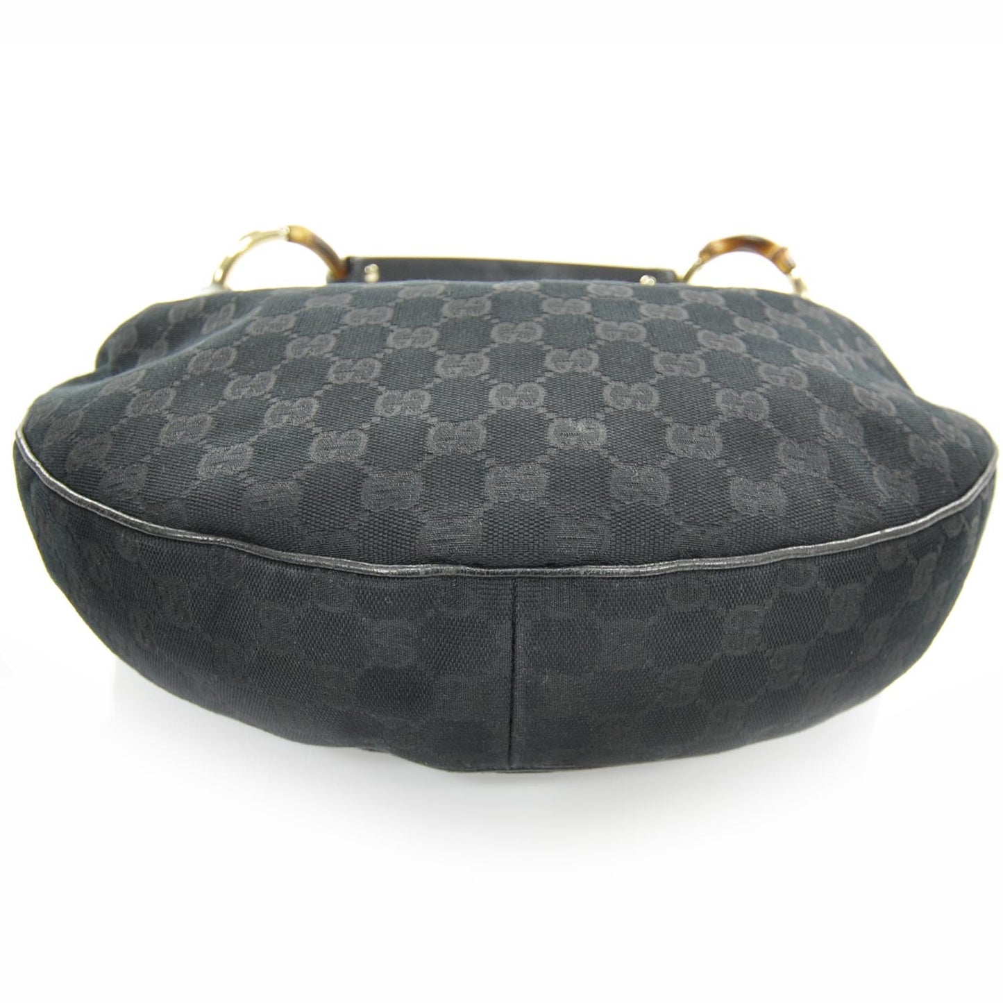 Monogram Bamboo Ring Hobo Black