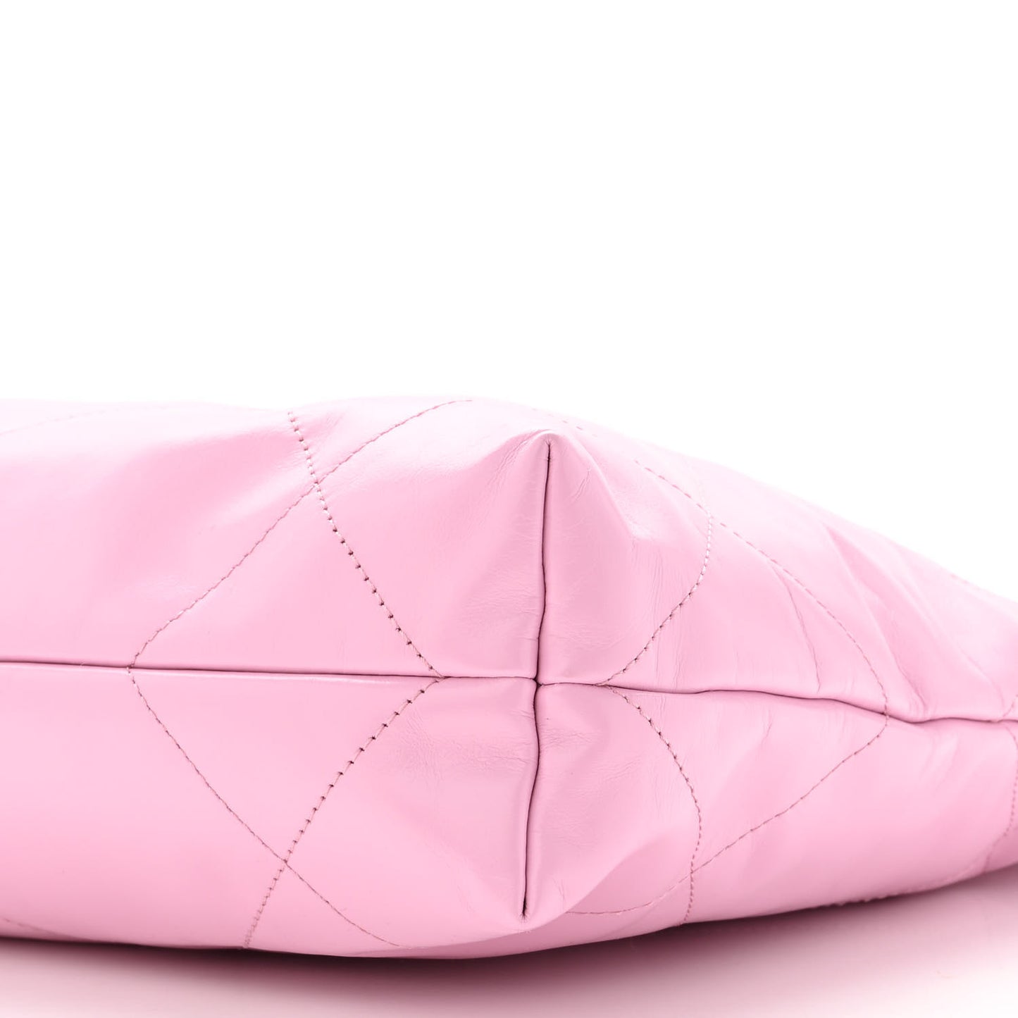 Shiny Calfskin Quilted Small Chanel 22 Pink