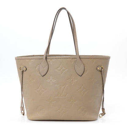 Louis Vuitton Empreinte Monogram Giant Neverfull MM Tourterelle 1 of 14