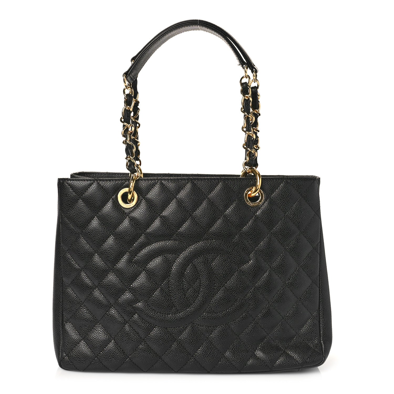 Chanel Caviar Quilted Grand Shopping Tote GST Black 1 of 10