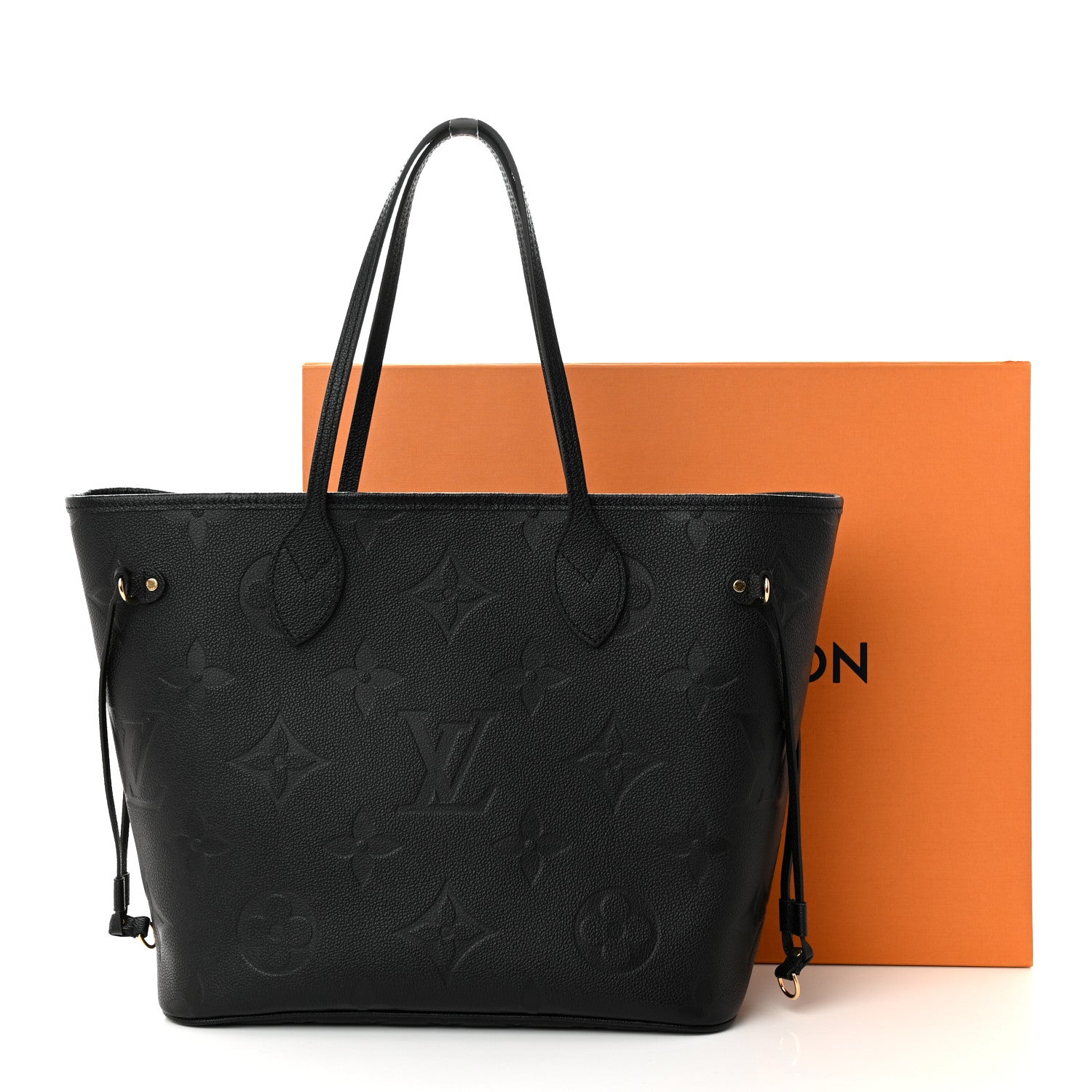 Louis Vuitton Empreinte Monogram Giant Neverfull MM Black 11 of 11