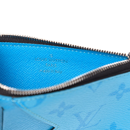 Louis Vuitton Taigarama Coin Card Holder Blue Lagoon 5 of 6
