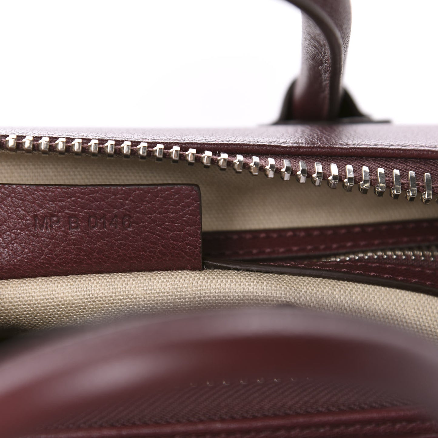 Sugar Goatskin Medium Antigona Oxblood