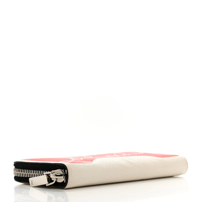 Christian Louboutin Calfskin Panettone Zip Around Wallet Loubi Snow 4 of 10