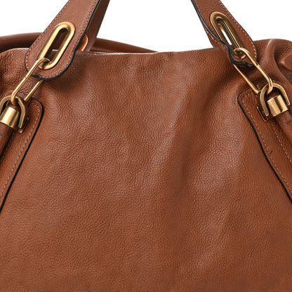 Chloe Calfskin Large Paraty Muscade 8 of 16