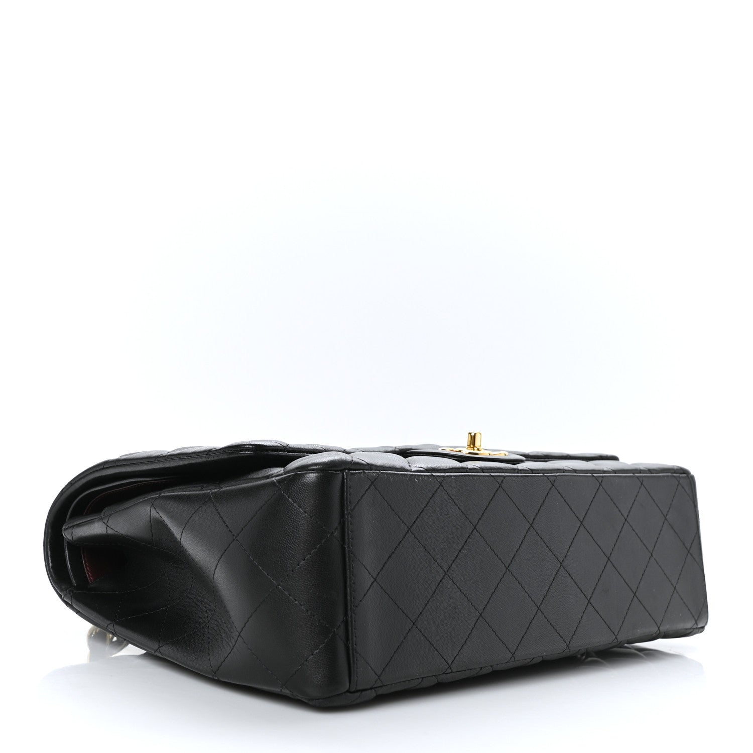 Chanel Lambskin Quilted Maxi Double Flap Black 4 of 10