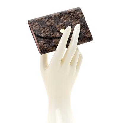 Louis Vuitton Damier Ebene Rosalie Coin Purse Rose Ballerine 2 of 7