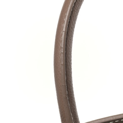 Saint Laurent Grained Calfskin Small Sac De Jour Taupe 12 of 13