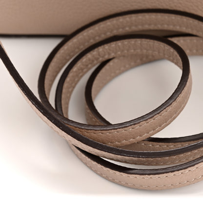 Louis Vuitton Calfskin Nano Lockme Bucket Greige 11 of 11