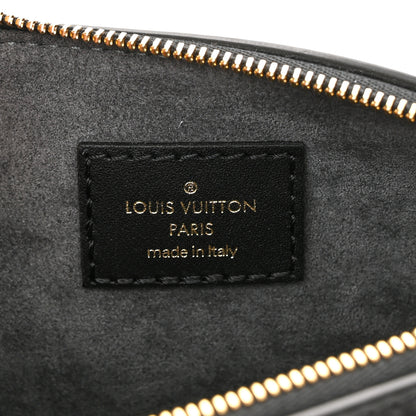 Louis Vuitton Calfskin Nanogram Embossed Lexington Pouch Black 6 of 10